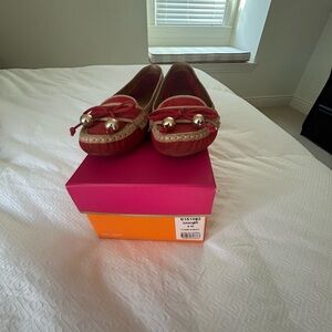 Kate spade nubuck loafers